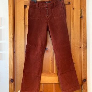 Lucky Brand rust color flare cords
